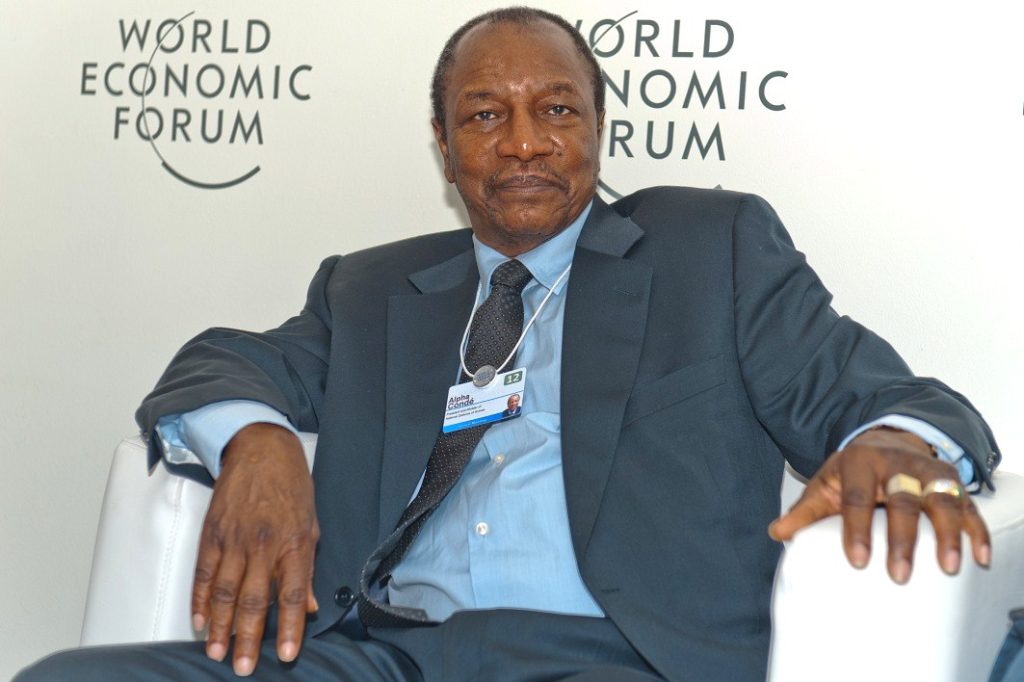 Alpha Condé à Davos