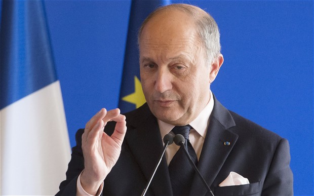 Le chef de la diplomatie française, Laurent Fabius