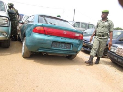 Arraisonnement de véhicules à Conakry