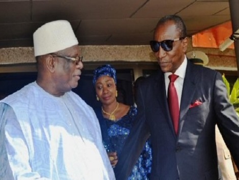 Les présidents Ibrahima Boubacar Keita et Alpha Condé