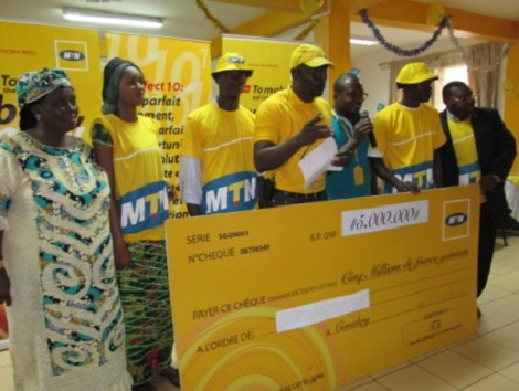 Gagnants promo MTN