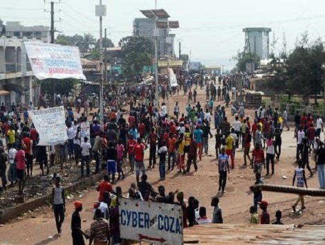 Manifestation à Conakry