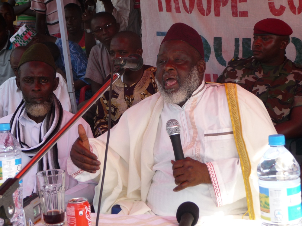 Le grand imam de la Mosquée de Conakry, El-hadj Mamadou Saliou Camara