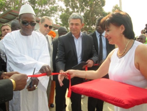 Inauguration du centre de recherche épidémiologique à Kindia        Photo- Africaguinee.com