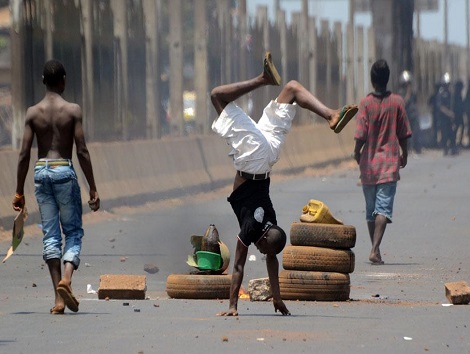 Manifestation à Conakry          Photo d'archives