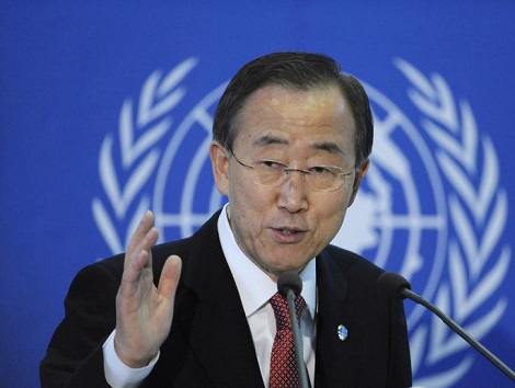 Banki Moon, Secrétaire Général de l'ONU