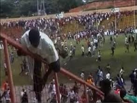 Des manifestants dispersés au stade de Conakry en 2009, (illustration)