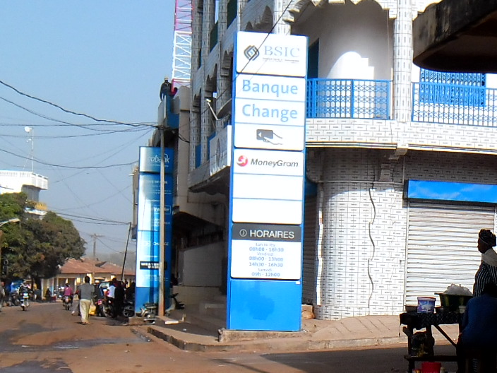 Une rue dans la ville de Labé