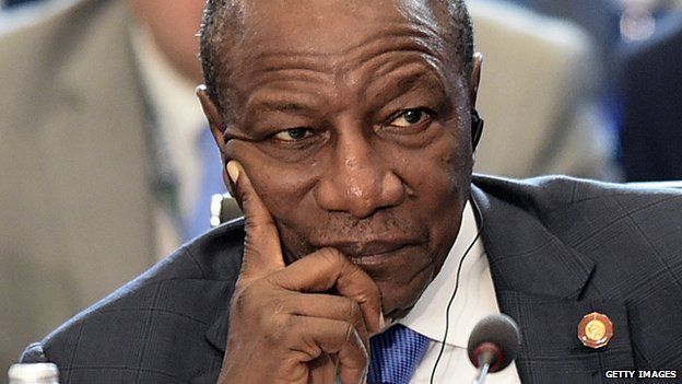 Le président guinéen Alpha Condé