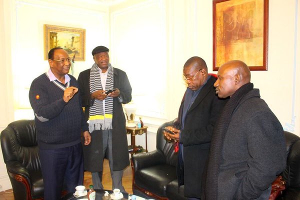Lansana Kouyaté, Mamadou Sylla, Papa Koly et Ibrahima Makanéra à Paris-Africaguinee.com
