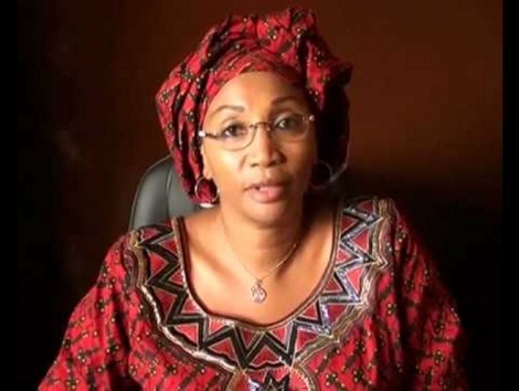 l’épouse de Chef de l’Opposition Guinéenne, Madame Diallo, Hadja Halimatou Dalein,