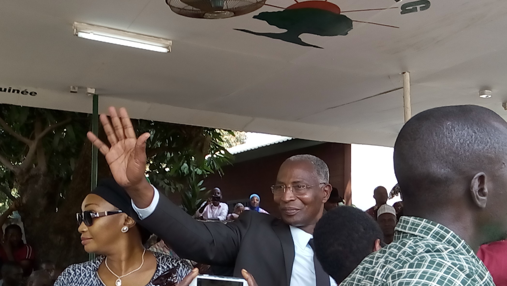 BAH Oury, au siège de UFDG, dimanche 24janvier , photo Africaguinee