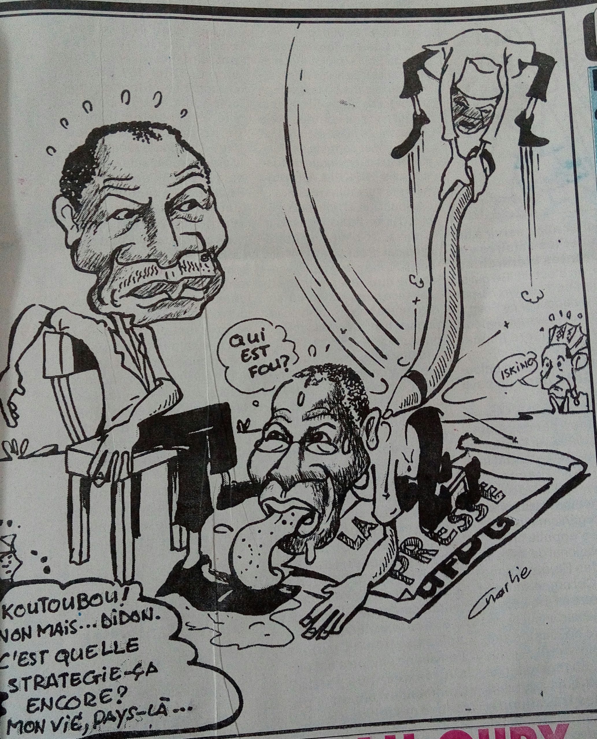 Caricature à la Une du Lynx n°1246