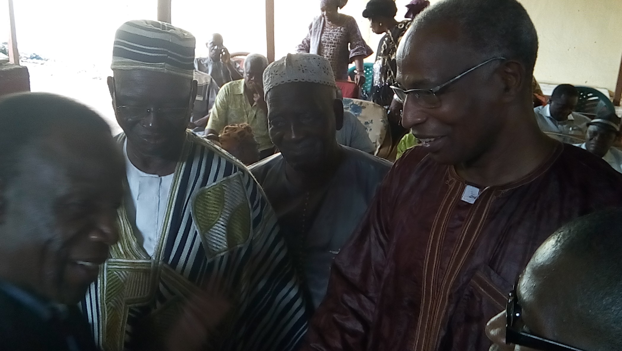Bah Oury au siège de la coordination de la Guinée forestière