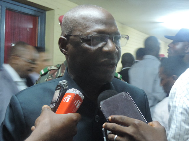 Le Général Bouréma Condé, Ministre de l'Administration du territoire et de la décentralisation