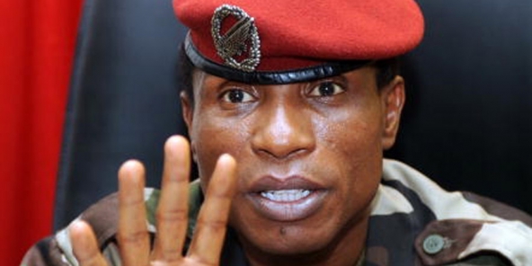 Moussa Dadis Camara, chef de la junte de la Guinée
