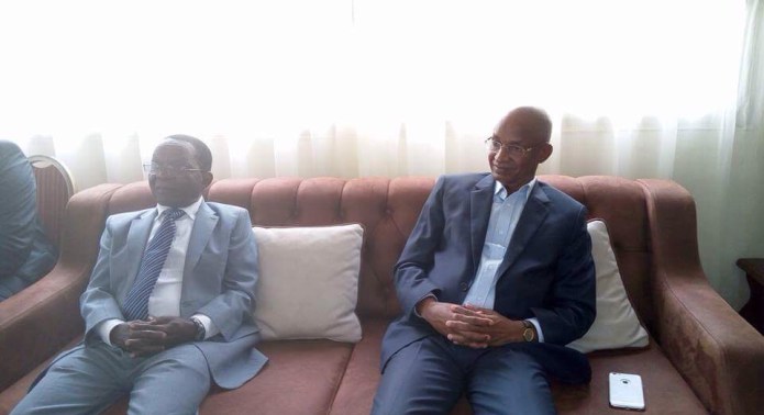 Claude Kory Kondiano et Cellou Dalein Diallo