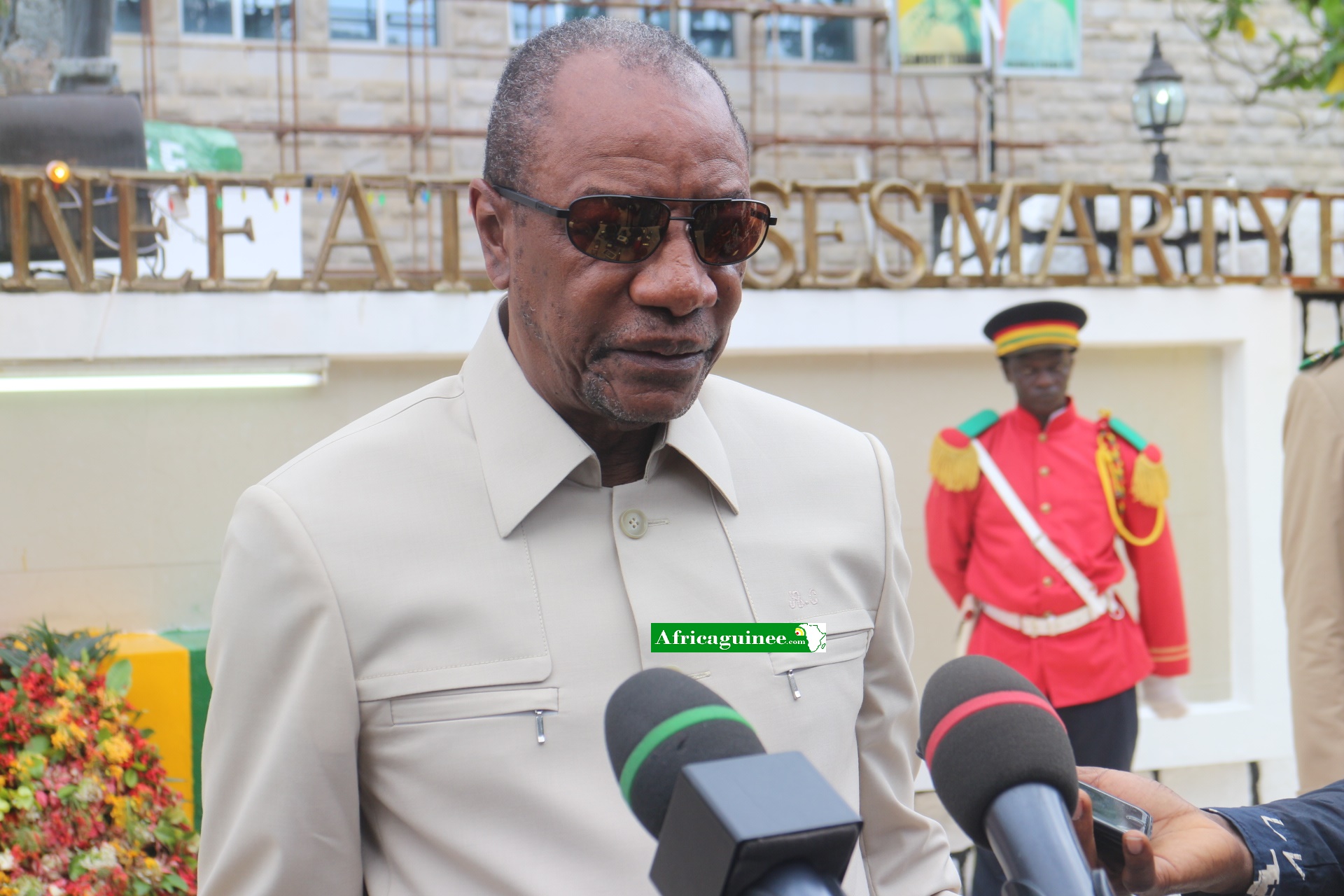 Le Président guinéen Alpha Condé, Photo Boubacar Diallo, Africaguinee.com, octobre 2016