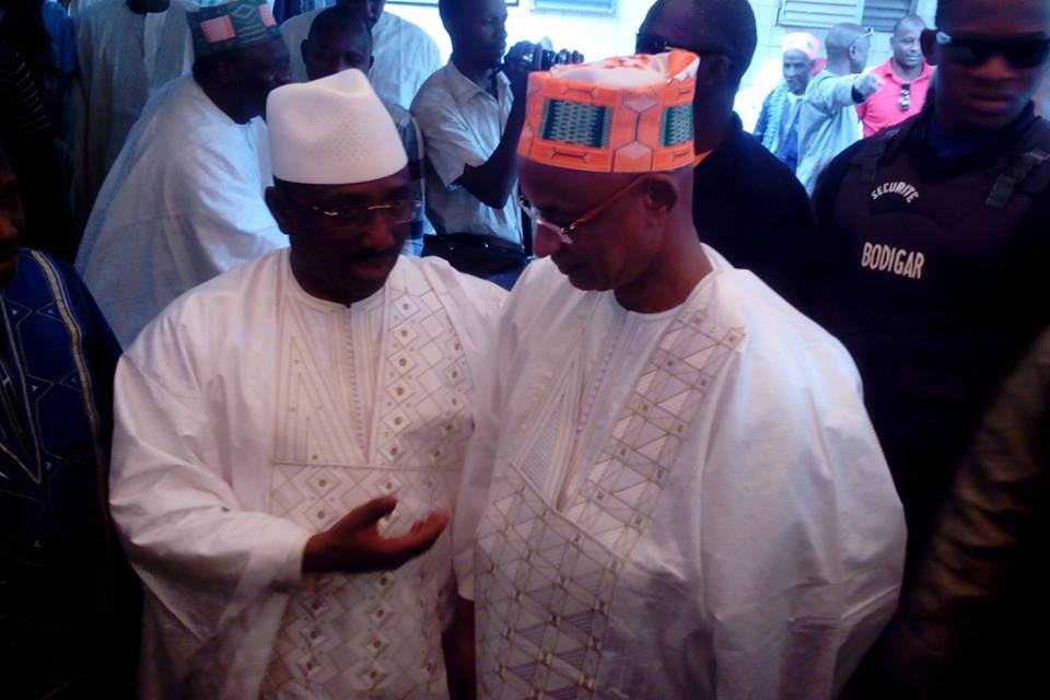 Sidya Touré et Cellou Dalein Diallo à Conakry