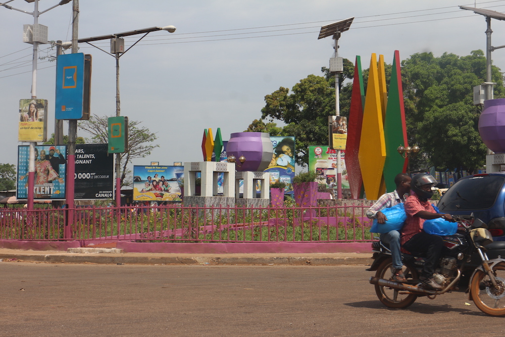 Le rond point de Bambéto à Conakry