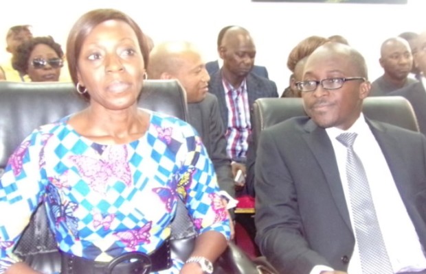 Les Ministres Maladho Kaba et Mohamed Lamine Doumbouya
