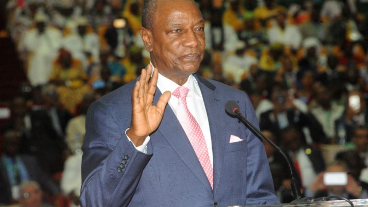 Alpha Condé, président de la République de Guinée