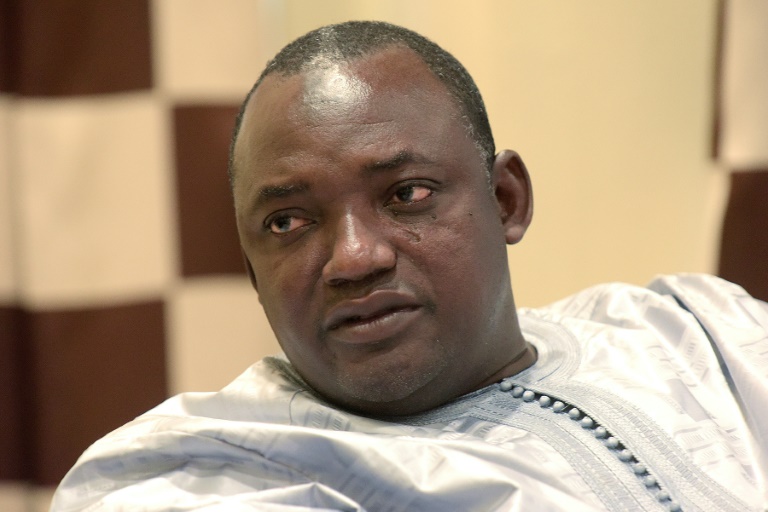 Le président élu gambien Adama Barrow