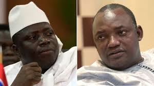 Yaya Jammeh et Adama Barrow