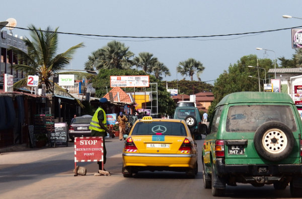 Checkpoint à Banjul-Photo: AFP