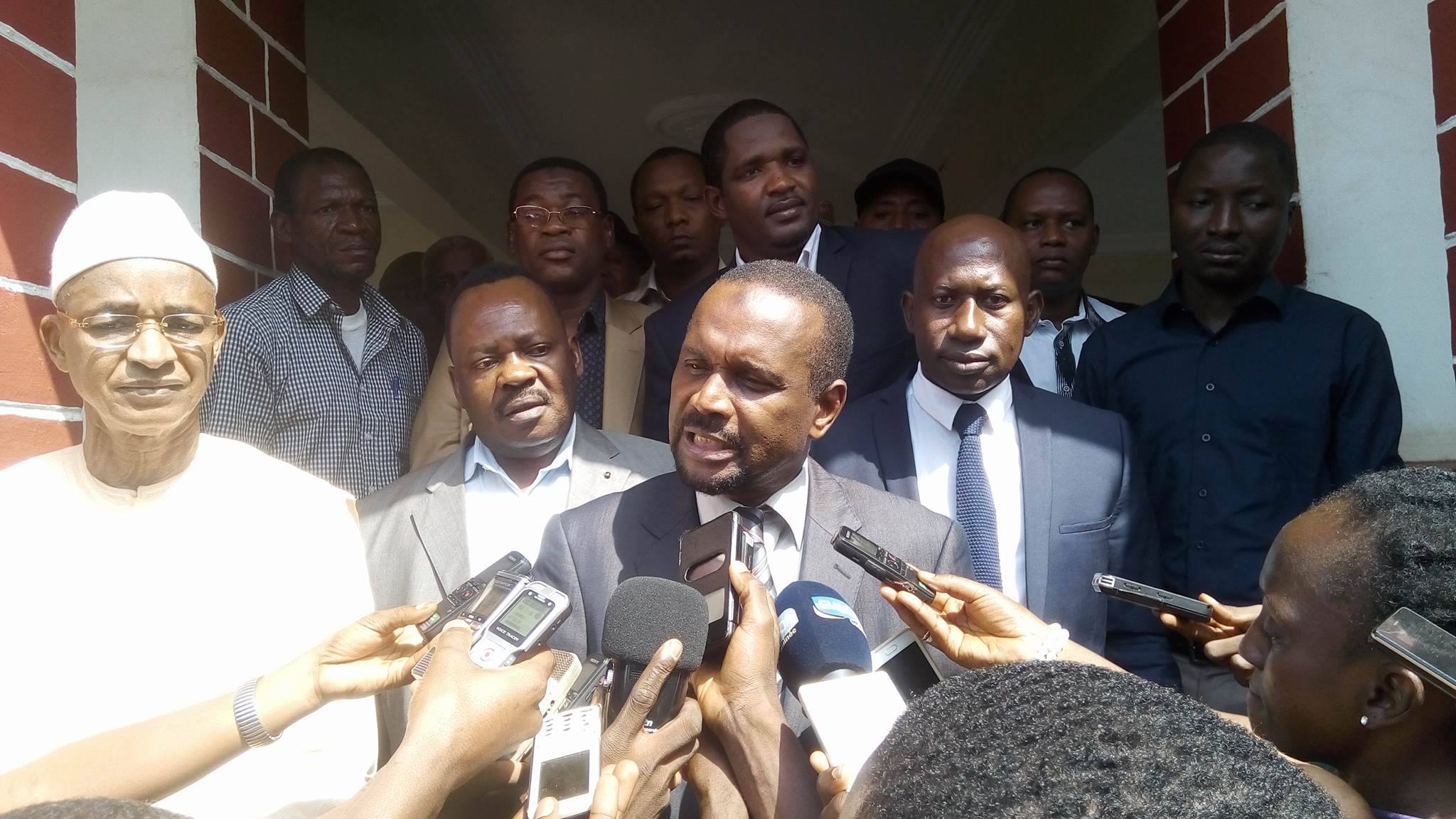 Des leaders de l'opposition guinéenne à Conakry
