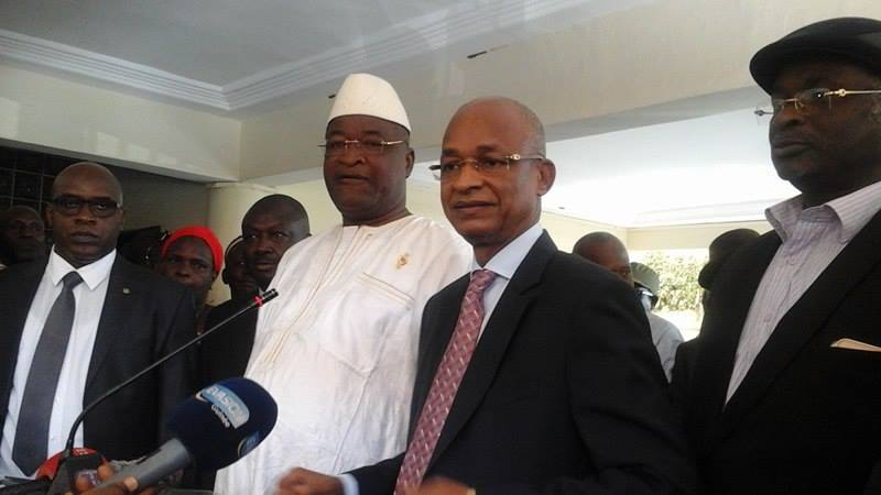 El hadj Mamadou Sylla et Cellou Dalein Diallo