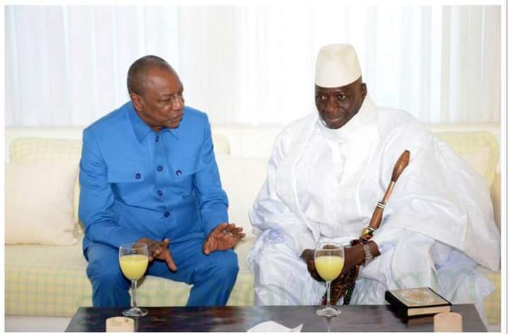 Alpha Condé et Yahya Jammeh
