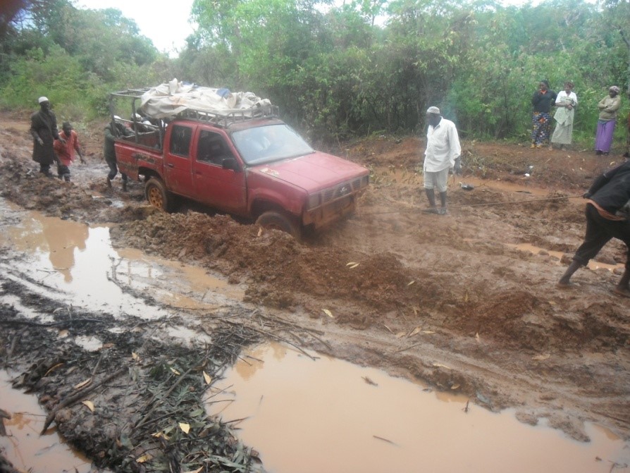 Une partie de la route Labé-Mali