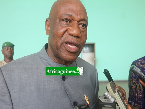 Amadou Damaro Camara, chef de la majorité présidentielle au Parlement