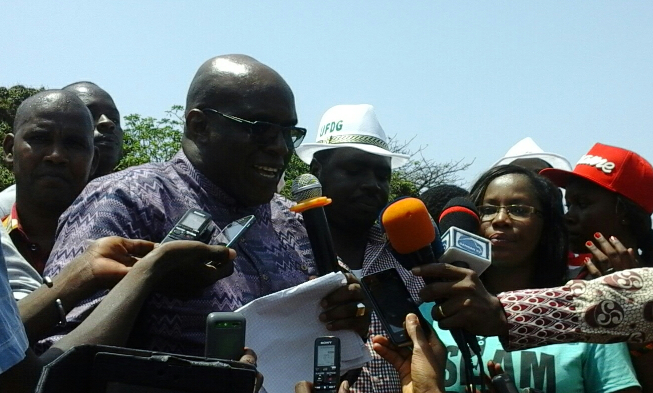 Fodé Oussou Fofana, vice-président de l'Union des Forces Démocratiques de Guinée