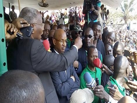 Bah Oury et Cellou Dalein Diallo au siège de l'UFDG à Conakry
