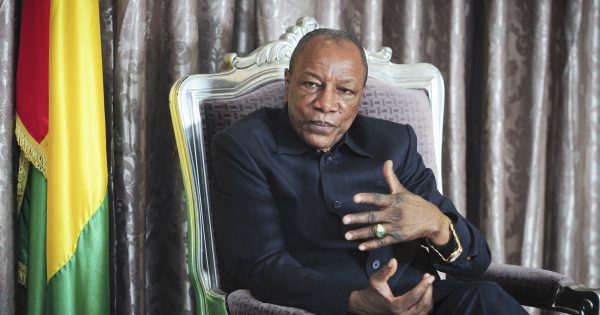 Le Président guinéen Alpha Condé