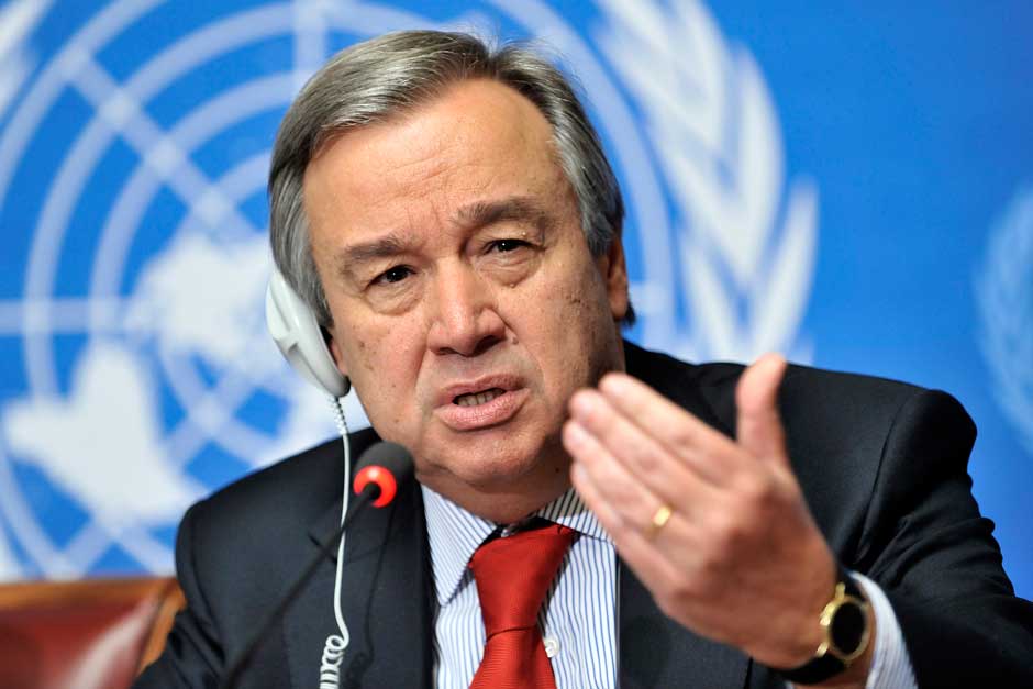 Antonio Guterrès, Secrétaire Général de l'ONU