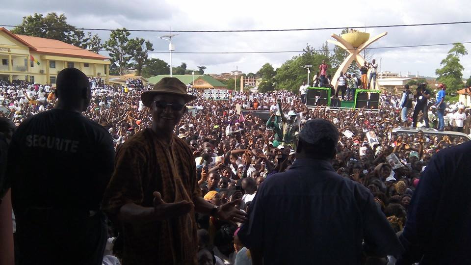 Cellou Dalein Diallo à Nzérékoré, image d'archive