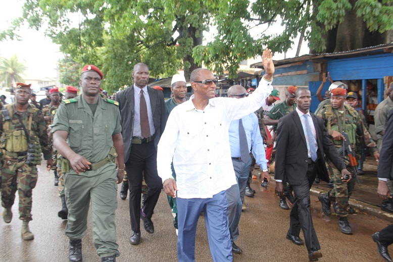 Alpha Condé à Conakry