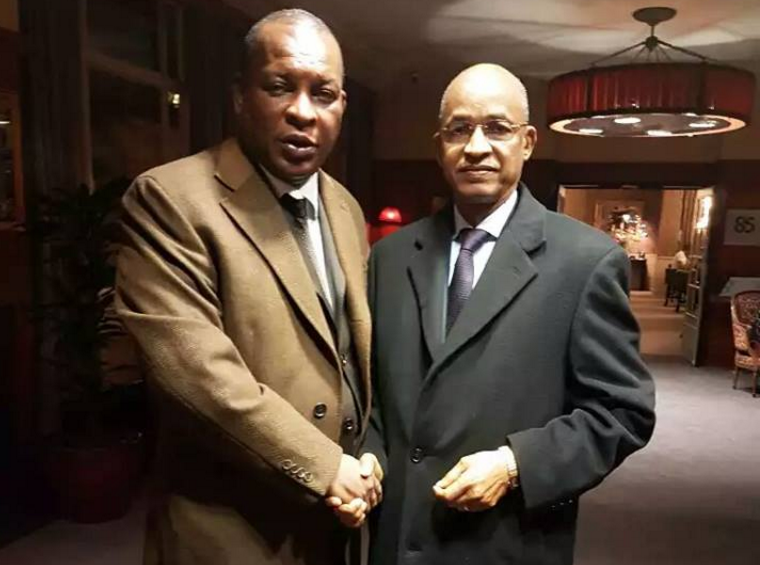 Le Général Sékouba Konaté et Cellou Dalein Diallo