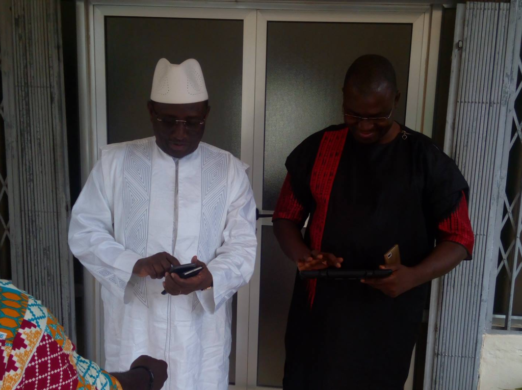 Sidya Touré et Dr Faya Millimonoa