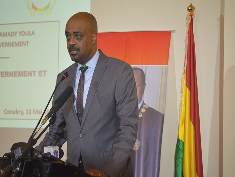 Le Porte-parole du Gouvernement guinéen, Photo Boubacar Diallo, Africaguinee.com