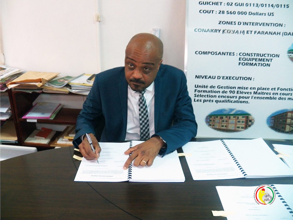 Damantang Albert Camara, Ministre de l'Enseignement technique, de la formation professionnelle et de l'emploi