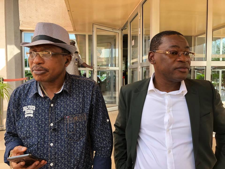 Dadis Camara et Papa Koly Kourouma Crédit photo-Cellule de communication du parti GRUP