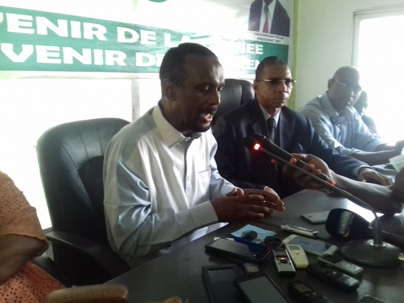 Aboubacar Sylla, leader de l'Union des Forces du Changement
