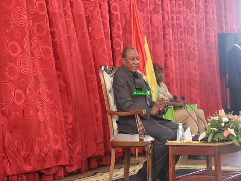 Alpha Condé, le Président guinéen