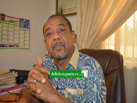 Mohamed Touré, fils de feu Ahmed Sékou Touré, Photo (Boubacar Diallo) Africaguinee.com, décembre 2017