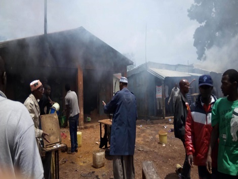 Images des violences à Mali