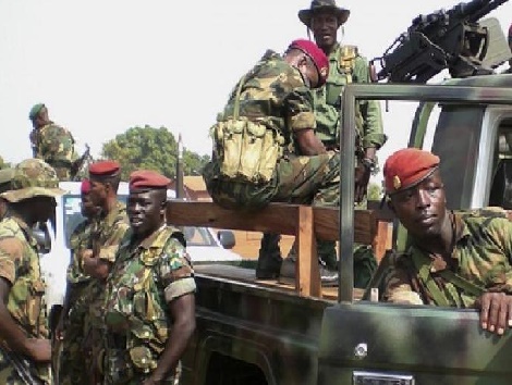 Des militaires guinéens (images d'archives)